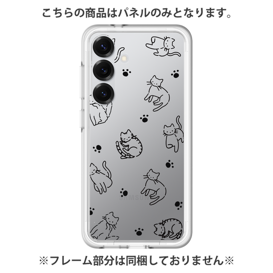 Premium Panel［ Original - CASEPLAY Cat All-over Pattern - black ］