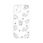Premium Panel［ Original - CASEPLAY Dog All-over Pattern - black ］