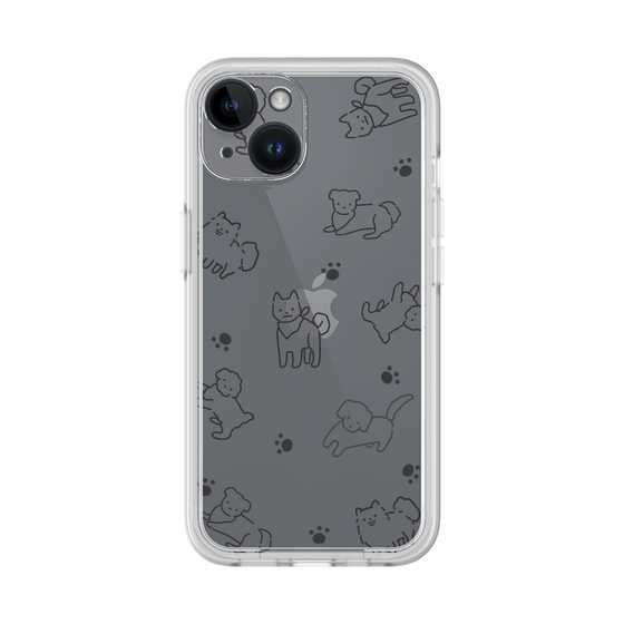 Premium Panel［ Original - CASEPLAY Dog All-over Pattern - black ］