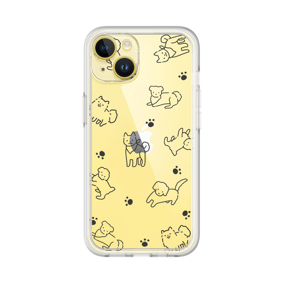 Premium Panel［ Original - CASEPLAY Dog All-over Pattern - black ］