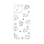 Premium Panel［ Original - CASEPLAY Dog All-over Pattern - black ］