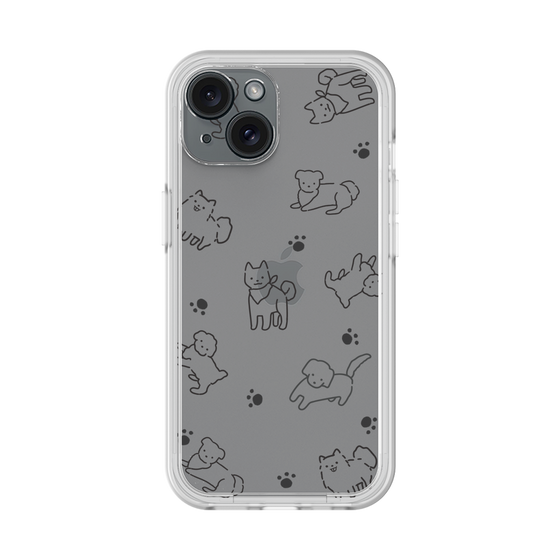 Premium Panel［ Original - CASEPLAY Dog All-over Pattern - black ］