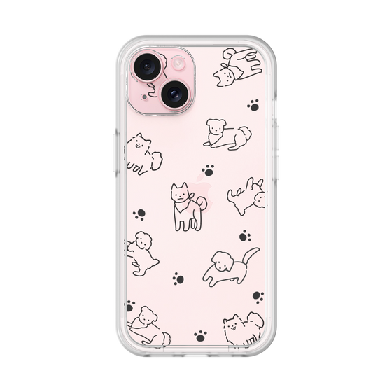 Premium Panel［ Original - CASEPLAY Dog All-over Pattern - black ］