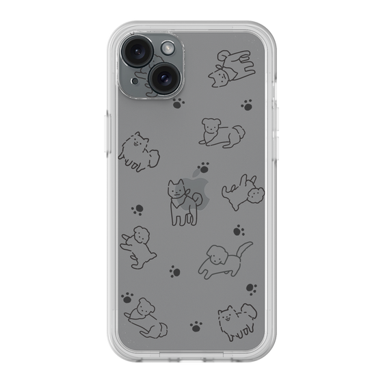 Premium Panel［ Original - CASEPLAY Dog All-over Pattern - black ］