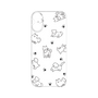 Premium Panel［ Original - CASEPLAY Dog All-over Pattern - black ］