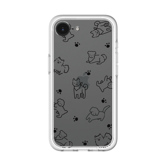 Premium Panel［ Original - CASEPLAY Dog All-over Pattern - black ］
