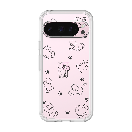 Premium Panel［ Original - CASEPLAY Dog All-over Pattern - black ］