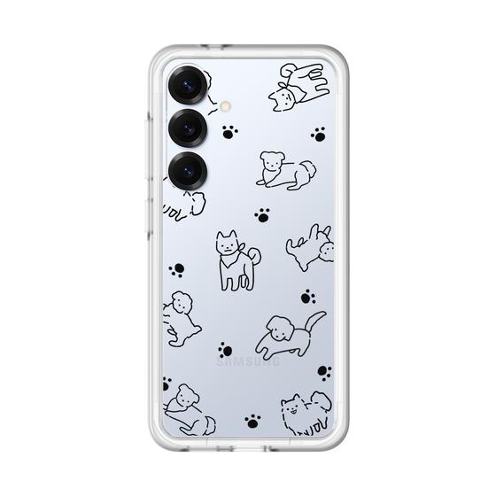 Premium Panel［ Original - CASEPLAY Dog All-over Pattern - black ］
