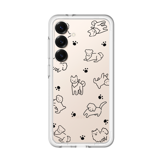 Premium Panel［ Original - CASEPLAY Dog All-over Pattern - black ］