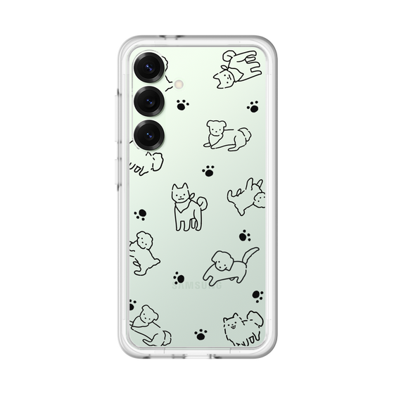 Premium Panel［ Original - CASEPLAY Dog All-over Pattern - black ］
