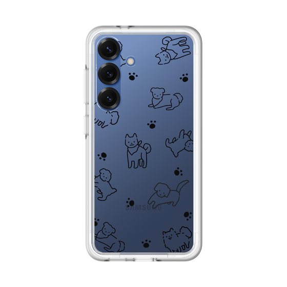 Premium Panel［ Original - CASEPLAY Dog All-over Pattern - black ］