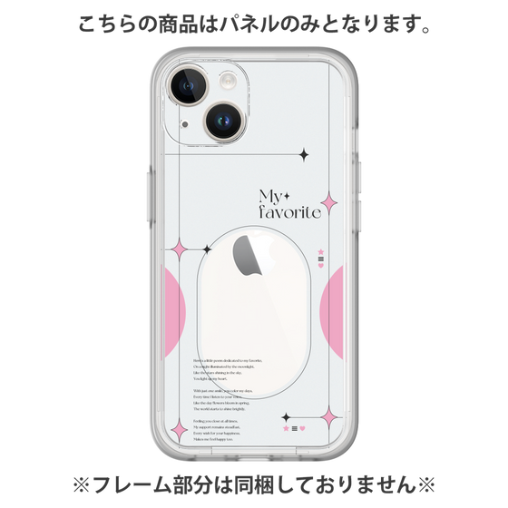 Premium Panel［ Original - Instax Case - Pink ］