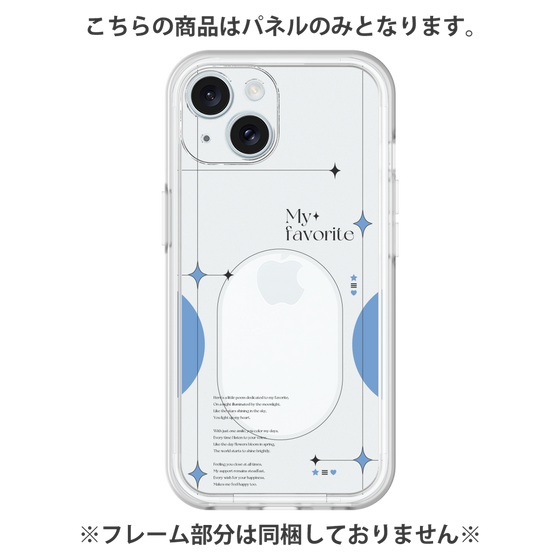 Premium Panel［ Original - Instax Case - Blue ］