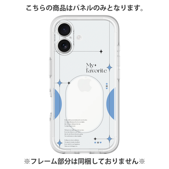 Premium Panel［ Original - Instax Case - Blue ］