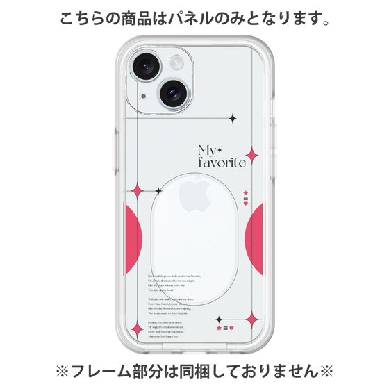 Premium Panel［ Original - Instax Case - Red ］