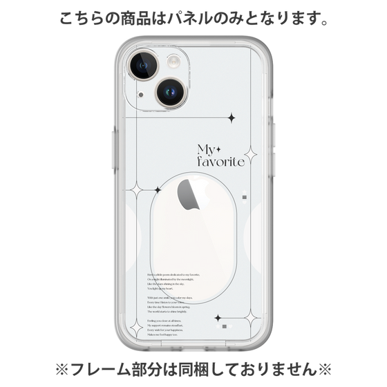 Premium Panel［ Original - Instax Case - White ］