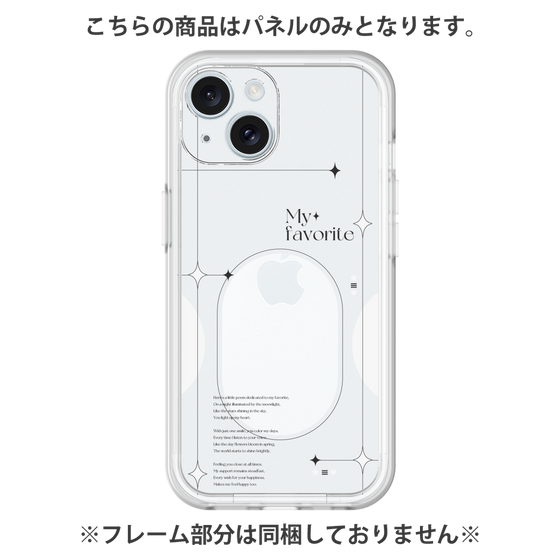 Premium Panel［ Original - Instax Case - White ］