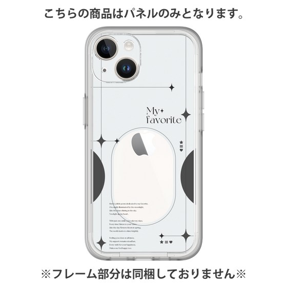 Premium Panel［ Original - Instax Case - Black ］