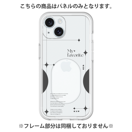 Premium Panel［ Original - Instax Case - Black ］