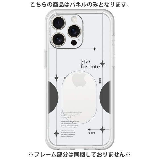 Premium Panel［ Original - Instax Case - Black ］