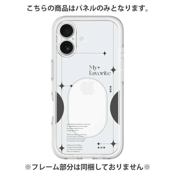 Premium Panel［ Original - Instax Case - Black ］