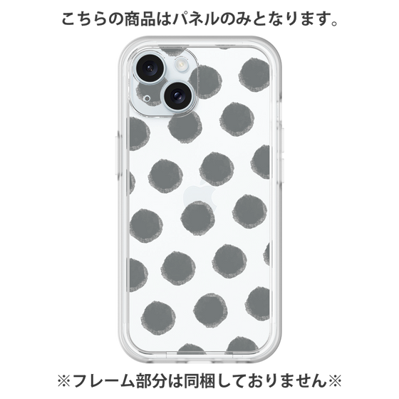Premium Panel［ Original - Favorite Color Polka Dots - Black ］