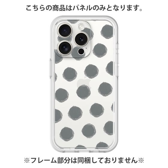 Premium Panel［ Original - Favorite Color Polka Dots - Black ］