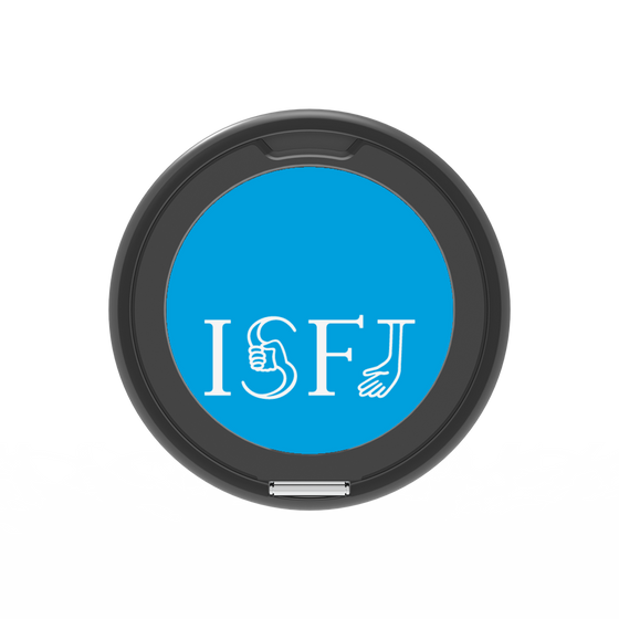 Premium Ring Stand［ Original - ISFJ Defender - Alphabet - Blue ］