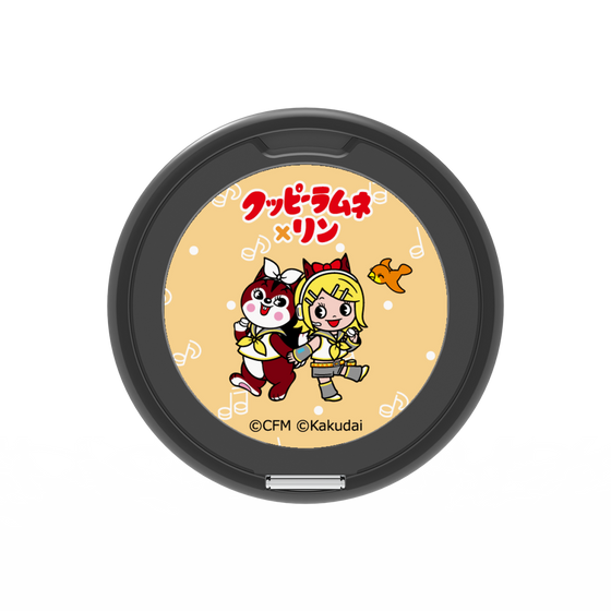 Premium Ring Stand［ Hatsune Miku × Kuppy Ramune – Kagamine Rin × Ram – Chibi Illustration ］