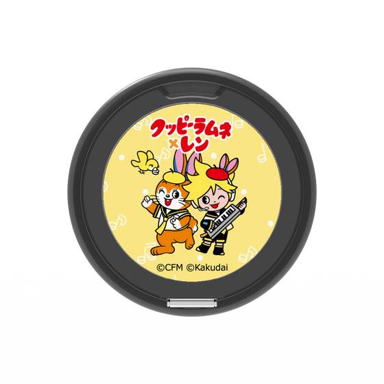 Premium Ring Stand［ Hatsune Miku × Kuppy Ramune – Kagamine Len × Kuppy – Chibi Illustration ］
