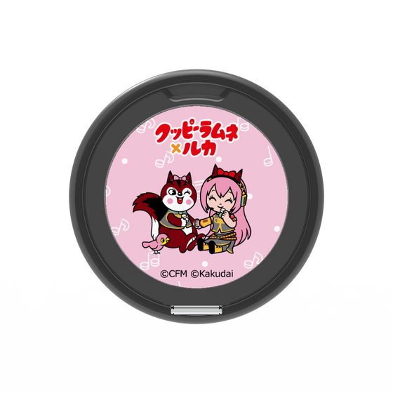 Premium Ring Stand［ Hatsune Miku × Kuppy Ramune – Megurine Luka × Ram – Chibi Illustration ］