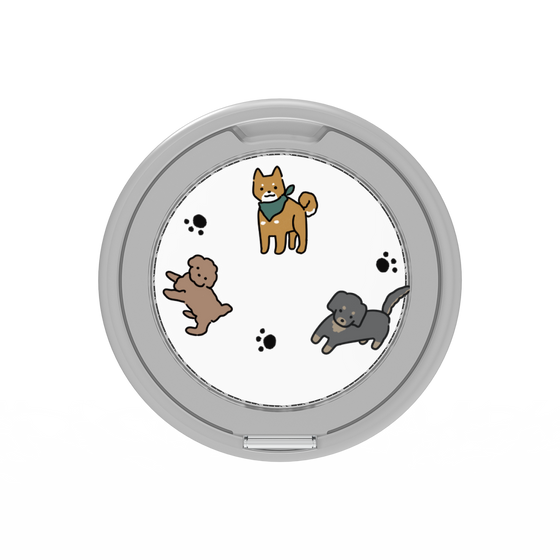 Premium Ring Stand［ Original - CASEPLAY Dog All-over Pattern - color ］