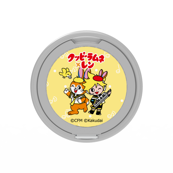 Premium Ring Stand［ Hatsune Miku × Kuppy Ramune – Kagamine Len × Kuppy – Chibi Illustration ］