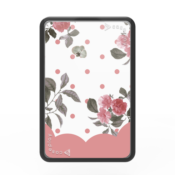 Premium Card Wallet［ Twin Dot Flower - Pink ］