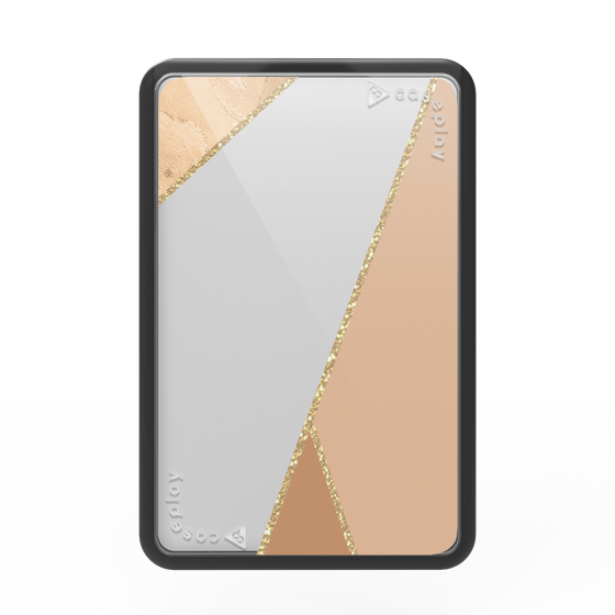 Premium Card Wallet［ Marble Triangle Palette - Beige ］