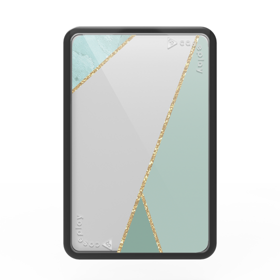 Premium Card Wallet［ Marble Triangle Palette - Green ］