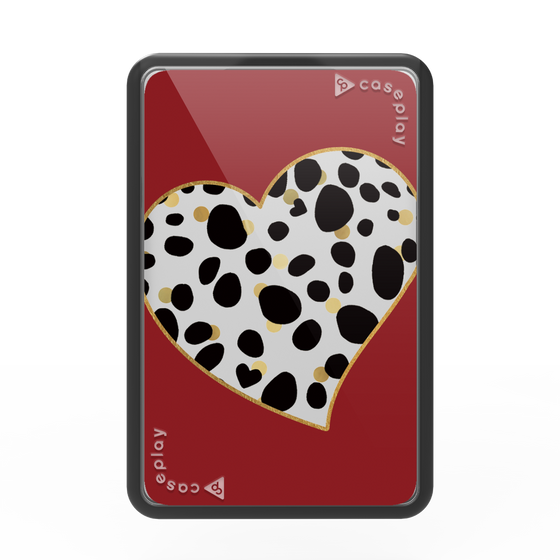 Premium Card Wallet［ Dalmatian Heart ］