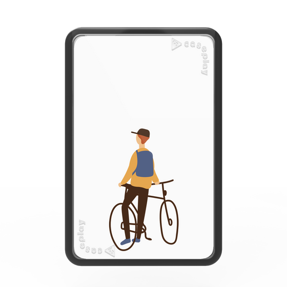 Premium Card Wallet［ Dont stop - White ］