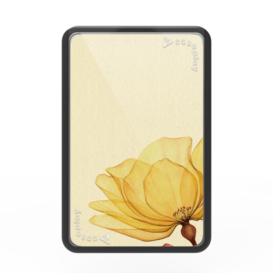 Premium Card Wallet［ Natural Flower - Yellow ］