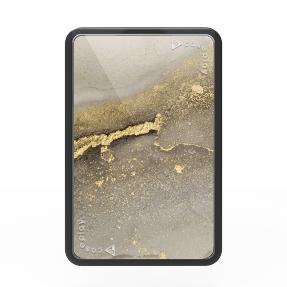 Premium Card Wallet［ Marble Gray ］