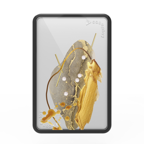 Premium Card Wallet［ Nuance Painting Gray ］