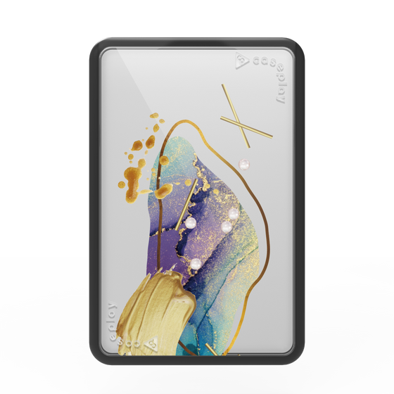 Premium Card Wallet［ Nuance Painting Blue ］