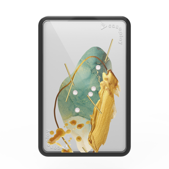 Premium Card Wallet［ Nuance Painting Green ］