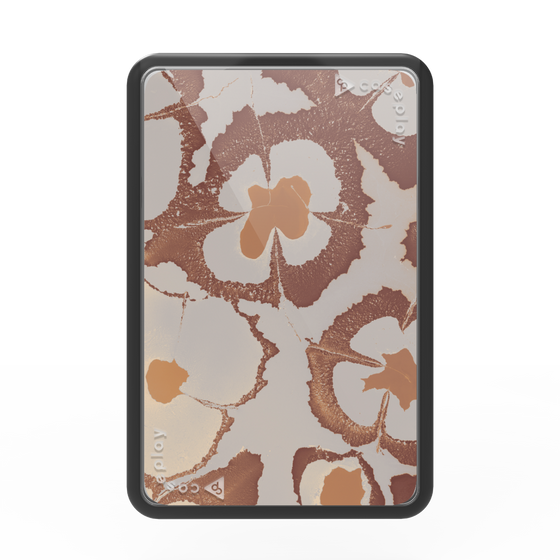 Premium Card Wallet［ y2k(Year2000) - Flower - Pink Beige ］