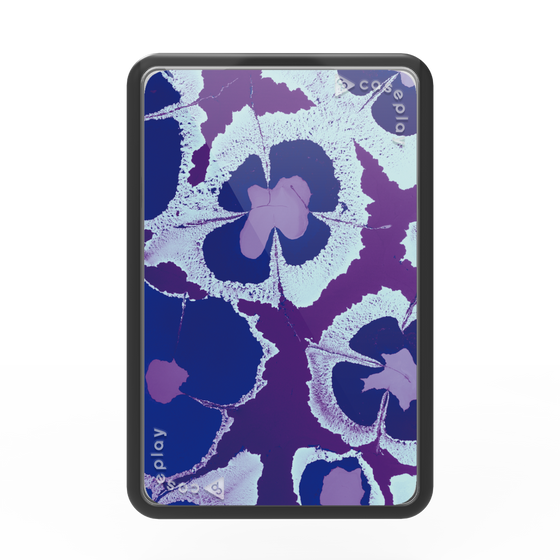 Premium Card Wallet［ y2k(Year2000) - Flower - Rich Purple ］