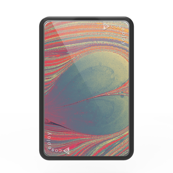 Premium Card Wallet［ y2k(Year2000) - Heart - Psychedelic Pink ］