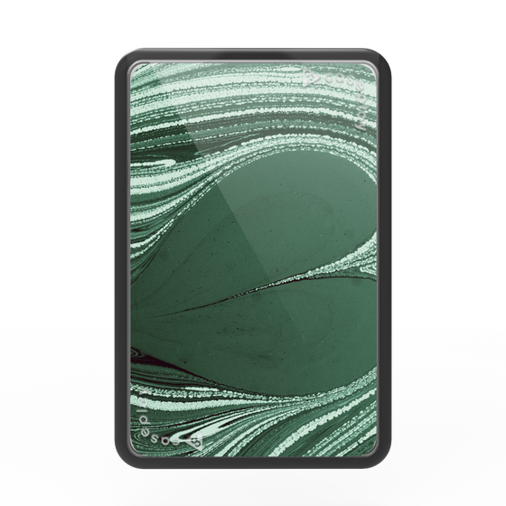 Premium Card Wallet［ y2k(Year2000) - Heart - Full Green ］