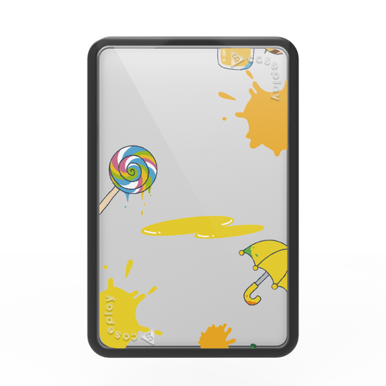 Premium Card Wallet［ DRAWING PAPER Yellow ］