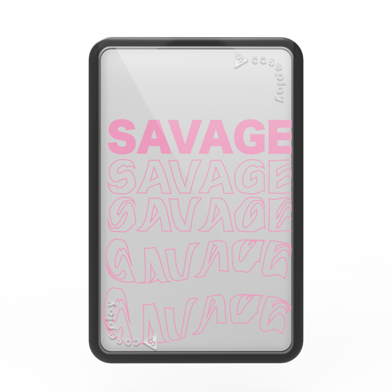 Premium Card Wallet［ SAVAGE Pink ］