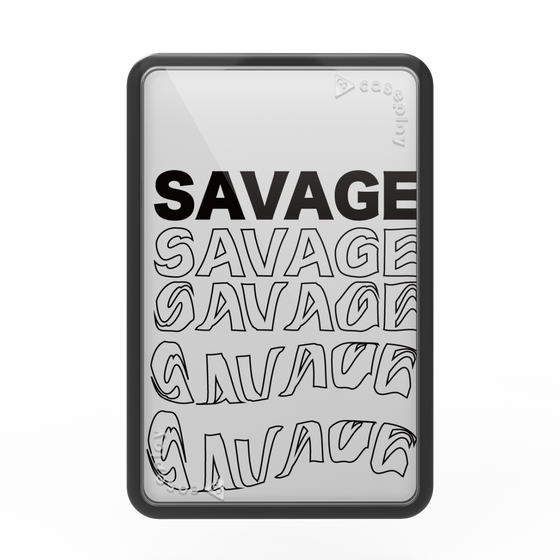 Premium Card Wallet［ SAVAGE Black ］